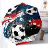 1 Stück Fußball Automatisches Öffnen/Schließen Regenschirm mit Faltfunktion Kompakter Reise Regenschirm, Leichtes Design, für Pendeln, Business110