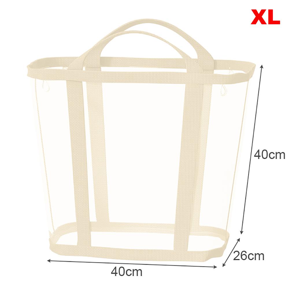 1 шт Нейлоновая сетчатая корзина для белья с ручкой дышащая складная портативная органайзер для грязной одежды сумки большая вместимость сумка для хранения 1160₽