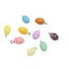 Colorful Acrylic Egg Ornaments: Mini Quail & Goose Egg Pendants for DIY Jewelry.