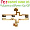 Power ON OFF Mute Switch Control Key Volume Button Flex Cable for Xiaomi Redmi Note 9S Power On Off Volume