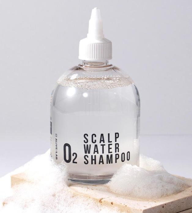 Alive:Lab O2 Scalp Water Shampoo – Refreshing Deep Scalp Cleansing Shampoo 350ml