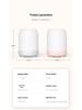 Aromatherapy Mini Humidifier with Warm Night Light - Ideal for Home or Office