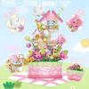 Finding Unicorn Series Building Block Music Box Rico And Farmer Bob Kawaii Puzzle Toy Decoration Assembly Children'S Gift