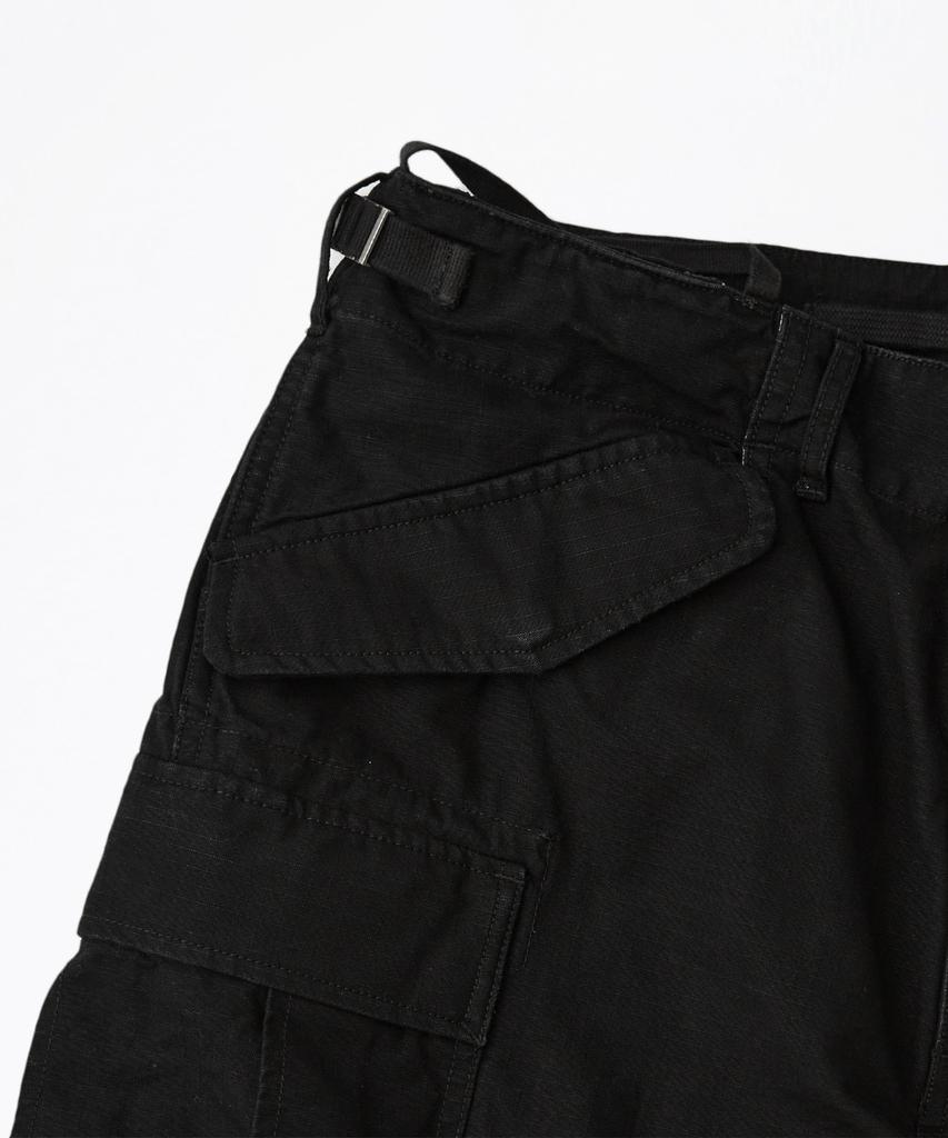 OUTSTANDING M-51 Wide Cargo Shorts_Black