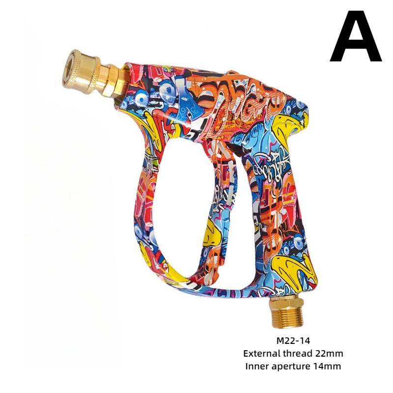 -Manufacturer Directly Sells Adjustable Cleaning Gun Professional Foam Gun 4350PSI High-Pressure Graffiti Design Water Gun