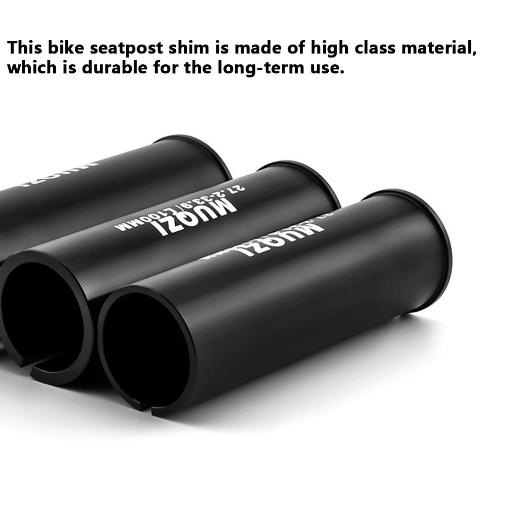 Seatpost Shim Adapter Cycling Accessory Aluminum Alloy Seatpostss Tube Sleeve Sitting Tubes Adapters Bike Part Fittings