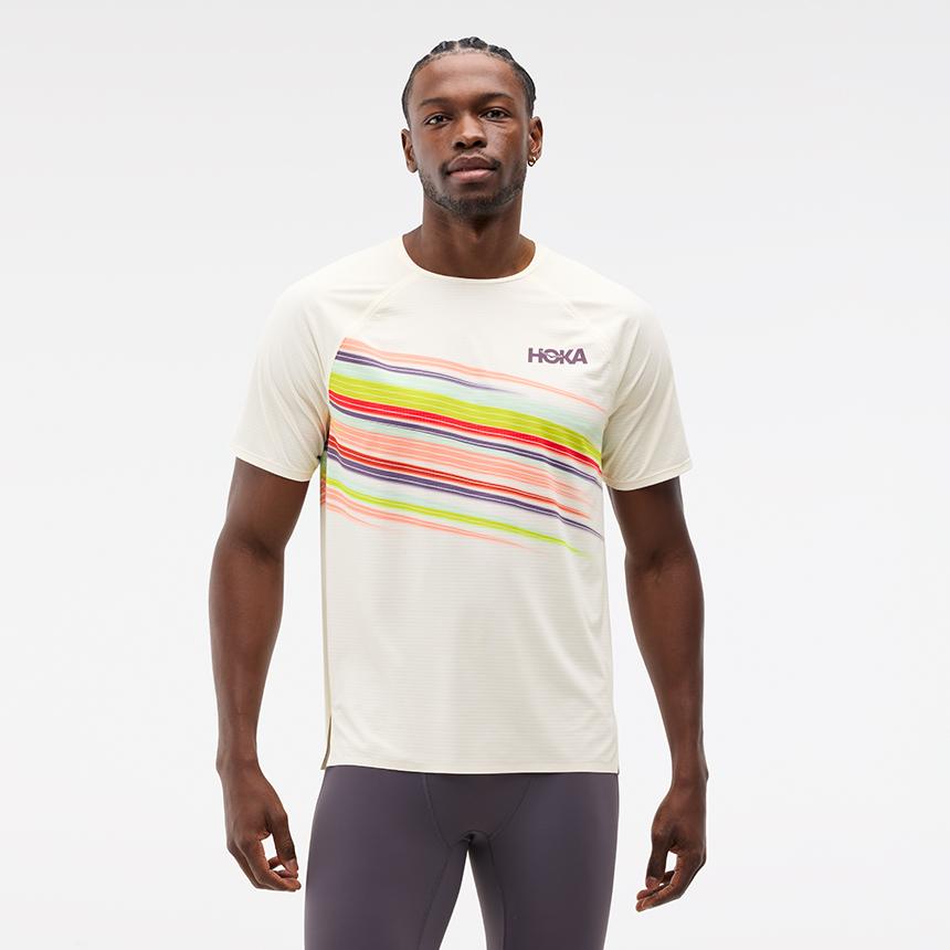 [hoka] Hoka Men s Race Day Short Sleeve 1173530P-AFLR S
