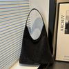 Large-capacity Textured Tote Bag - Simple, Fashionable and Casual Shoulder Bag