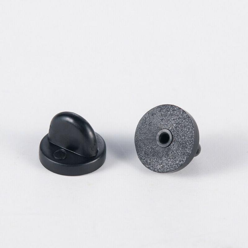 25/50/100Pcs PVC Rubber Pin Backs Butterfly Clutch Tie Tack Lapel Holder Clasp Pin Cap Keepers for Uniform Badges Replacements