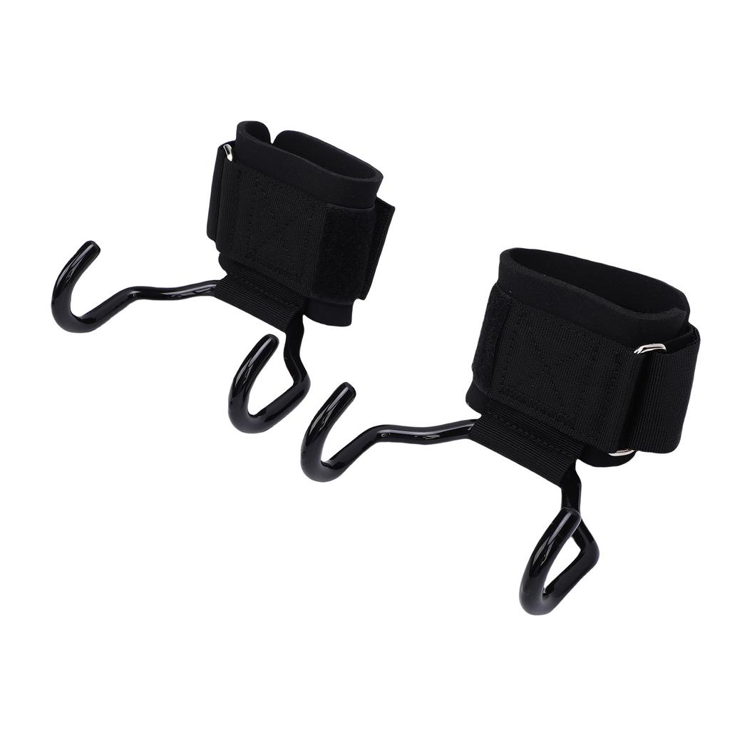 1 Pair Weight Lifting Hooks Adjustable Men Women Wrist Strap Multi Functional for Gym Pull Ups Deadlifts Strength