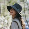 Japanese Wide Brim Sun Hat UV Protection Quick Dry Bucket Hat Drawstring Fishmen Hat  Fishing