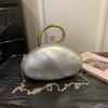 French Evening Handbag for Women Fashion Chain Shoulder Messenger Bag Wedding Party Clutch Purse Ladies Dinner Bag