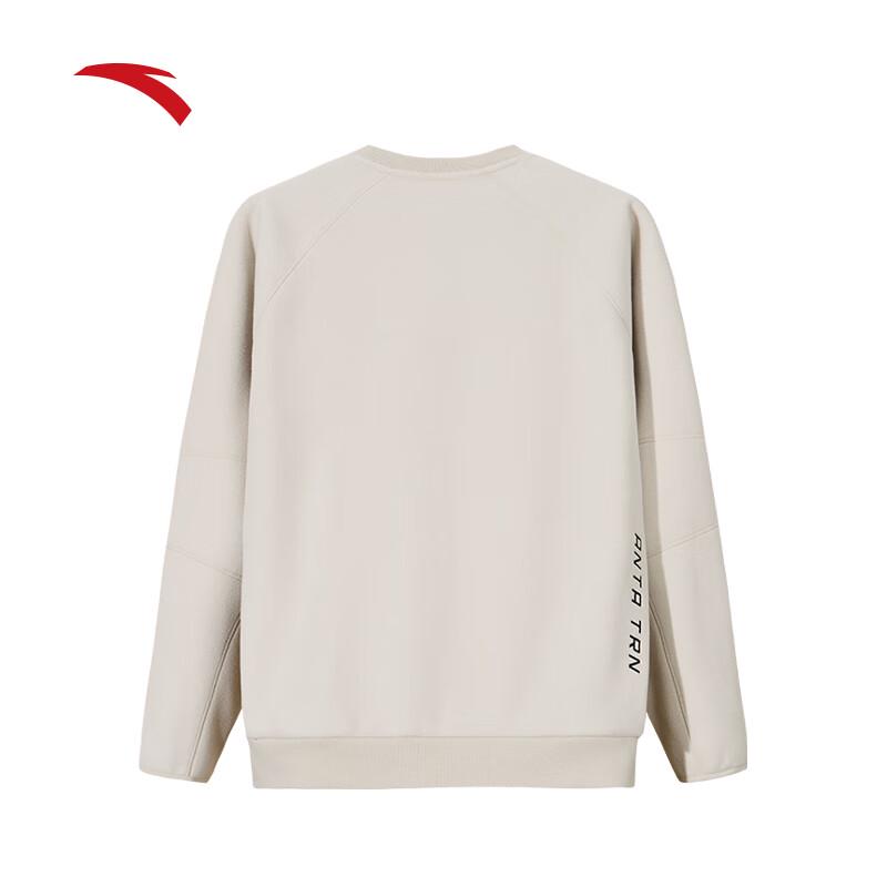 ANTA Men's Fleece-Lined Round Neck Sweatshirt