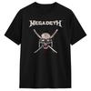 Vic Rattlehead Megadeths T Shirt Summer Hip Hop T Shirts Adult Cotton Round Neck Oversized Clothes ShortSleeved Vintage Tshirt
