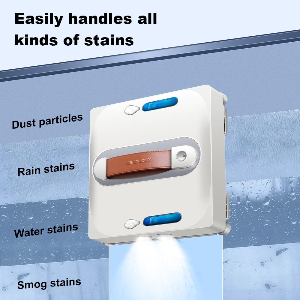 Liectroux S11 Window Cleaning Robot  4-Way Water Spray Home Glass Floor Wall Tiles Cleaner Robot