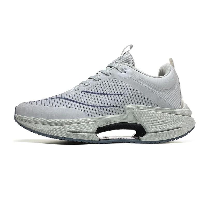 

2025 Мужская спортивная обувь Лето Новая Дышащая сетка Легкая амортизирующая Обувь для бега Мягкая подошва Уличная обувь для бега для мужчин 36