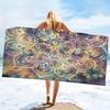 Microfiber Beach Towel Swimming Bath Towel Thin Absorbent Extra Large Towel for Beach Swimming Camping Yoga Bath Sports