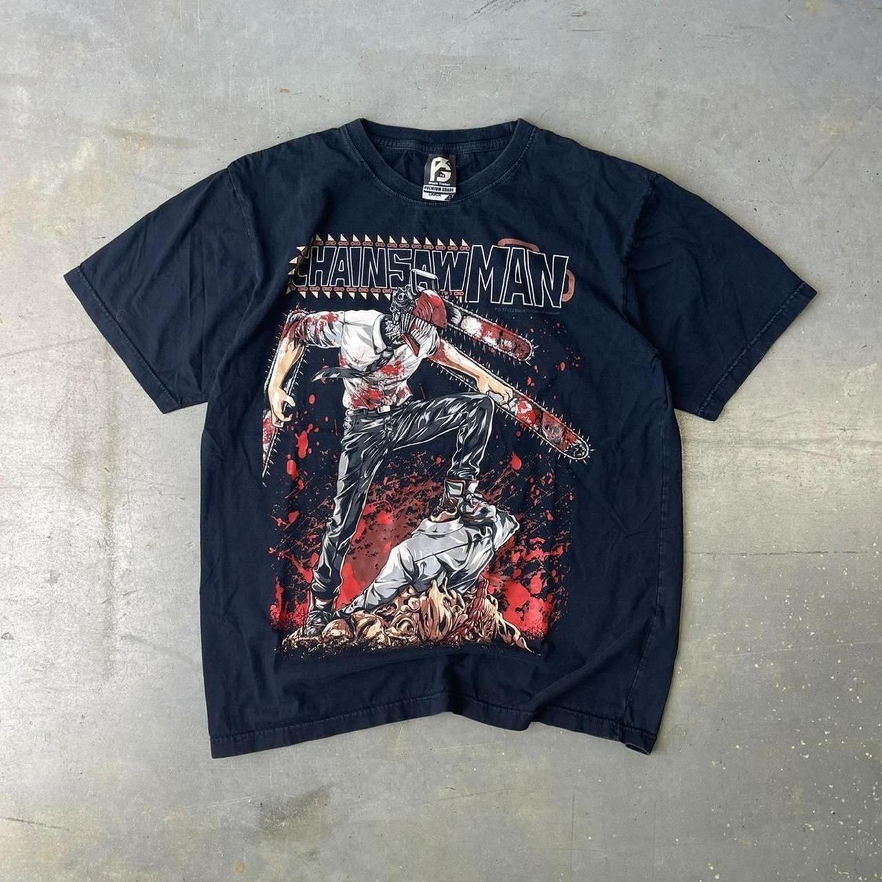 Chainsaw Man Anime Graphic T Shirt XL