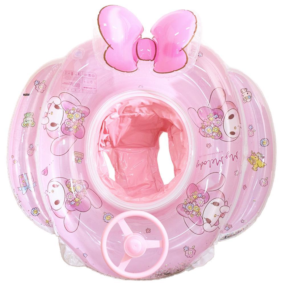 Xiao Lv Aufblasbarer Baby-Schwimmring mit abnehmbarem Sonnendach