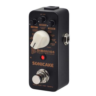 SONICAKE und Flanger Gitarreneffektpedal 5th Dimension Chorus, Phaser,