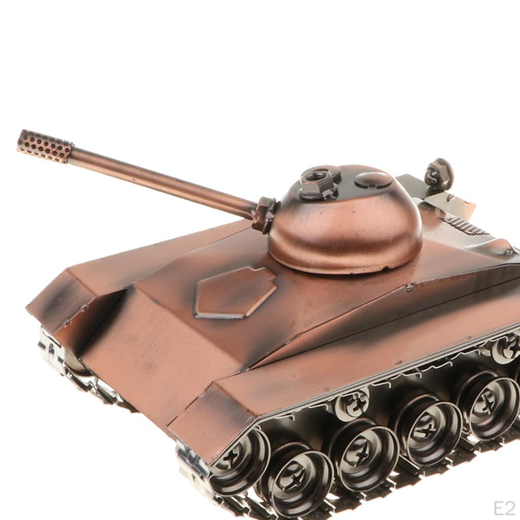17cm Metal Tank Craft Decorationation Collectible