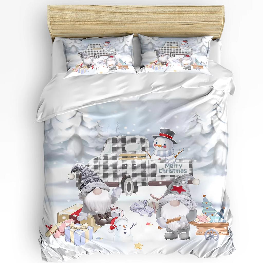 Christmas Down Comforter Set Bedding Set 3-piece Duvet Cover Set