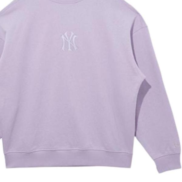 New Era SS22 Solid Color Crew Neck Long Sleeve Sweatshirt Unisex sweatshirt Purple 13095683
