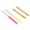 Doll Hair Root Holder Tools with 2 Awls Alloy Handles Long Lasting Lightweight Doll Hair Making Supplies