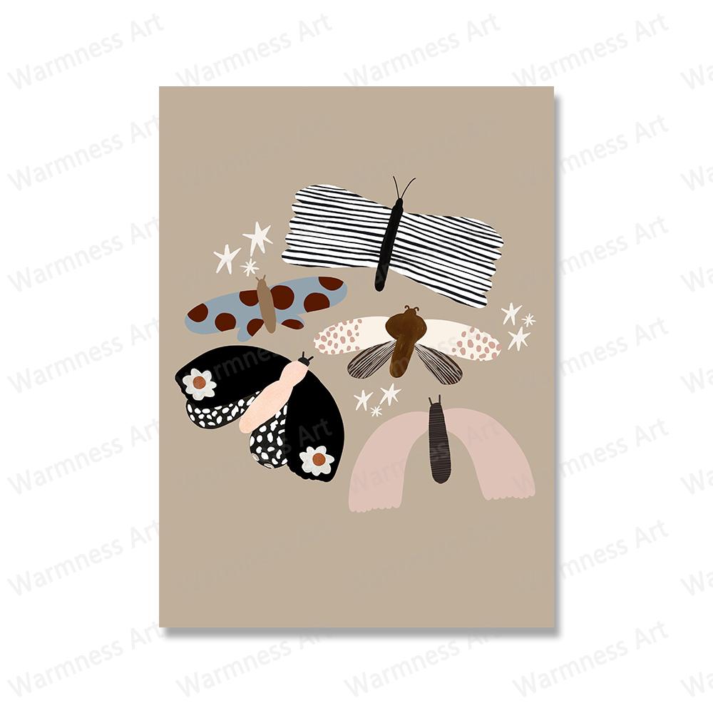 Cute Rabbit Bird Geese Leopard Mouse Nursery Wall Art Canvas Painting Nordic Poster And Print Wall Pictures Baby Kids Room Decor