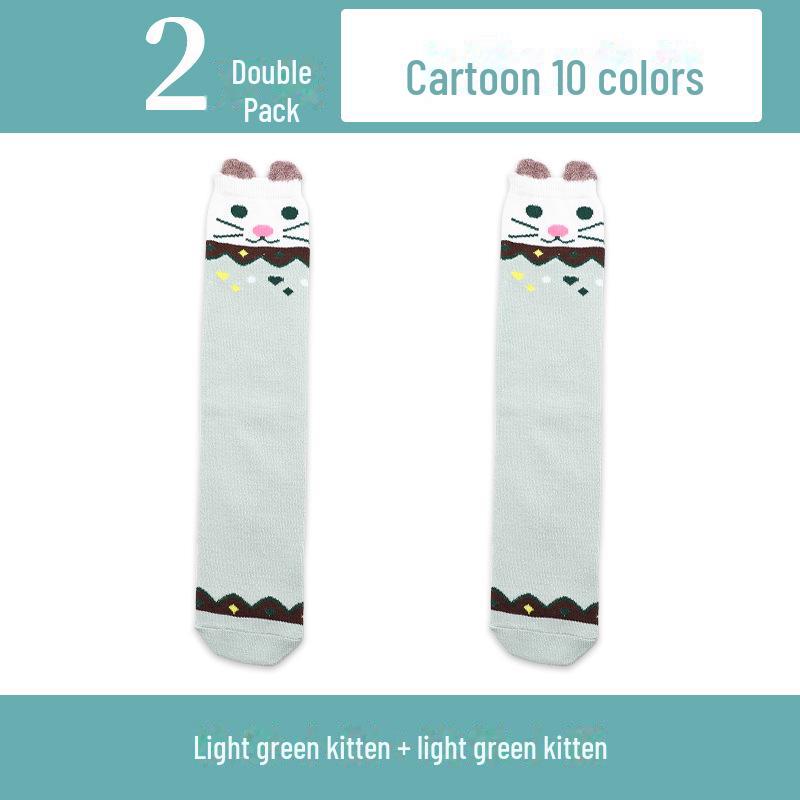 Kinder Cartoon Mittelrohrsocken: Leichte Frühling/Herbst Kniestrümpfe für Mädchen