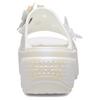 Crocs Elegant Fashionable Comfortable Quick-Dry Slide Sandals Women Footwear White 210180-100