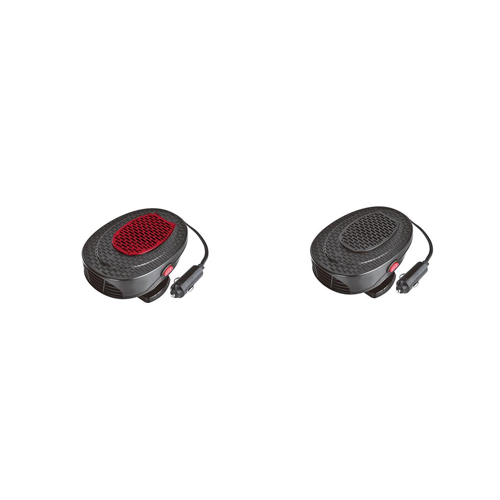 12V Car Heater Demister Two Gear Adjustment Air Outlet Cooling Defroster Rotating Base Low Volume Cars Warmer Vehicle Truck