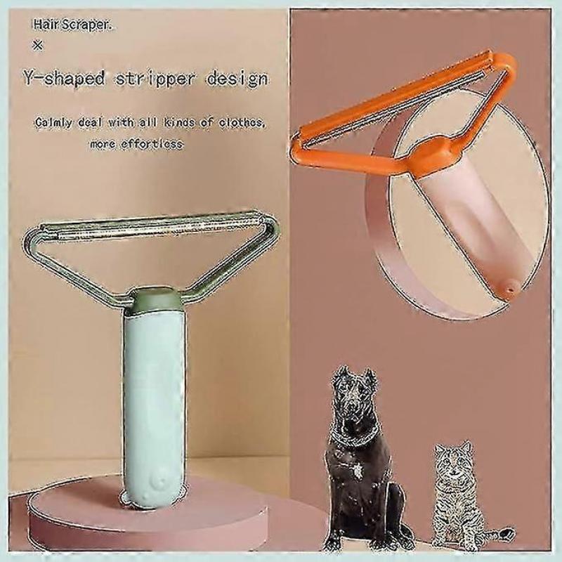 Przenośny Usuwacz Kłaczków, Wielokrotnego Użytku Usuwacz Sierści Zwierząt Domowych Kotów Psów, Usuwacz Meszku z Ubrań i Skrobak do Dywanów, do Usuwania Kłaczków z Odzieży, Dywanu, Kanapy, Bla
