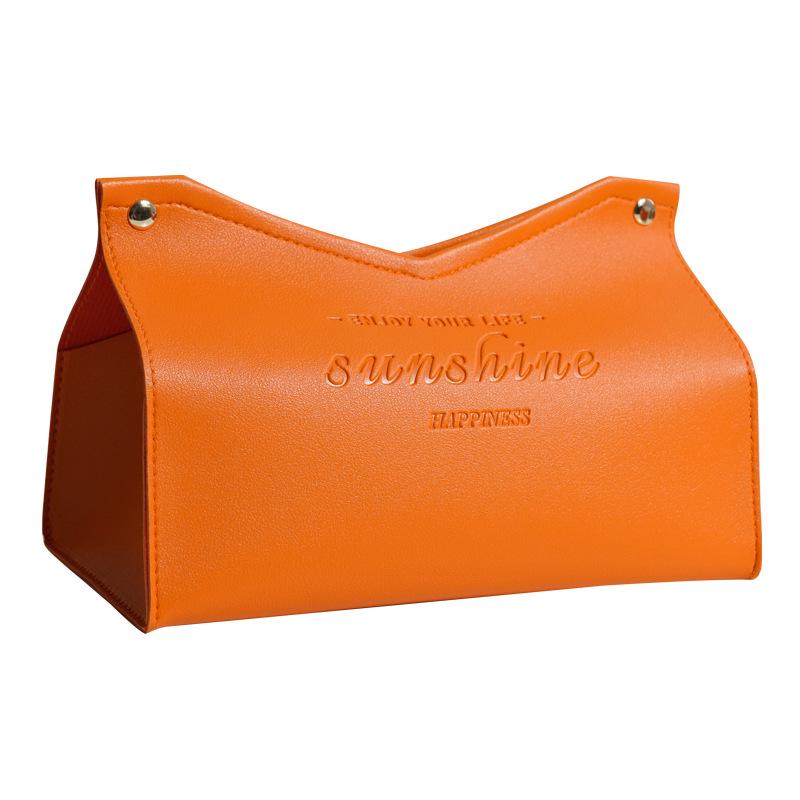 Modern Leather Tissue Box Dispenser for Home, Hotel, or Kitchen
