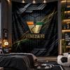 Wall Hanging Tapestry Venezia FC Football Print Cloth for Living Room Bedroom Home Decor