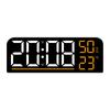Creative Large Screen Multifunctional LED Alarm Clock with Temperature & Humidity, Minimalist Stylish Wall Clock, New 8027