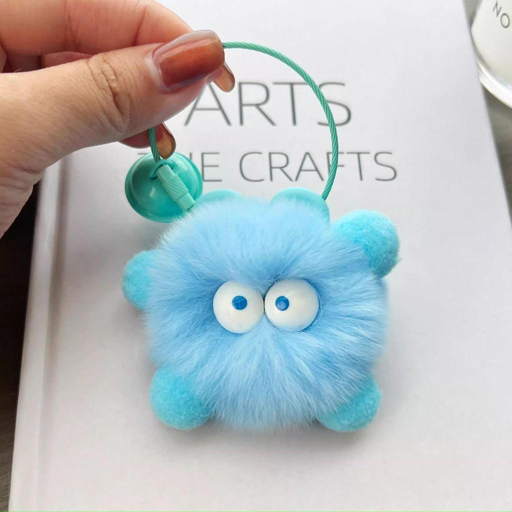 INS Style Cute Rabbit Fur Elf Plush Keychain Pendant