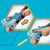 Nerf blaster de combat cyber-sleeve avec 3 fléchettes nerf et cyber-épée, jouet de déguisement interactif, transformers earthspark