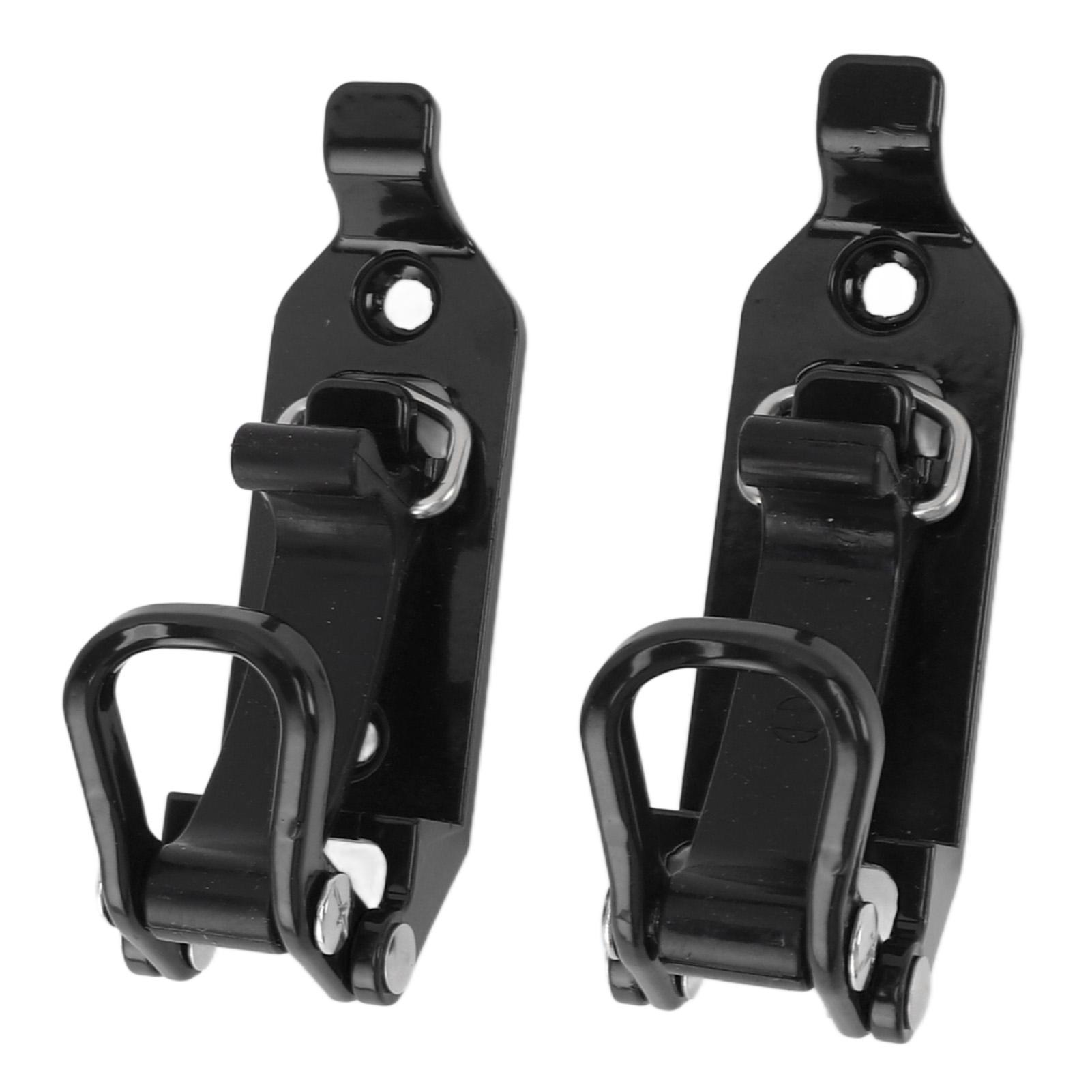 

2 шт. Крепление лопаты на багажник на крыше Хорошая грузоподъемность Держатель топора Зажим Металлический резиновый зажим Монтажный комплект для автомобиля грузовика чёрный