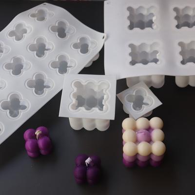 3D Silikon Ljusform Aromaterapi Form DIY Kakform Mousseform Hartsformar Hantverkstillbehör