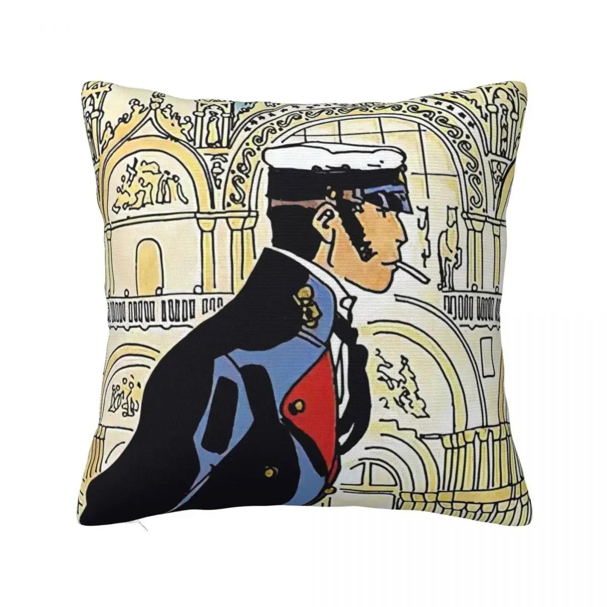 

Corto Maltese In Venice Декоративная подушка Рождественские наволочки Декоративные подушки для гостиной Домашний декор 45x45cm