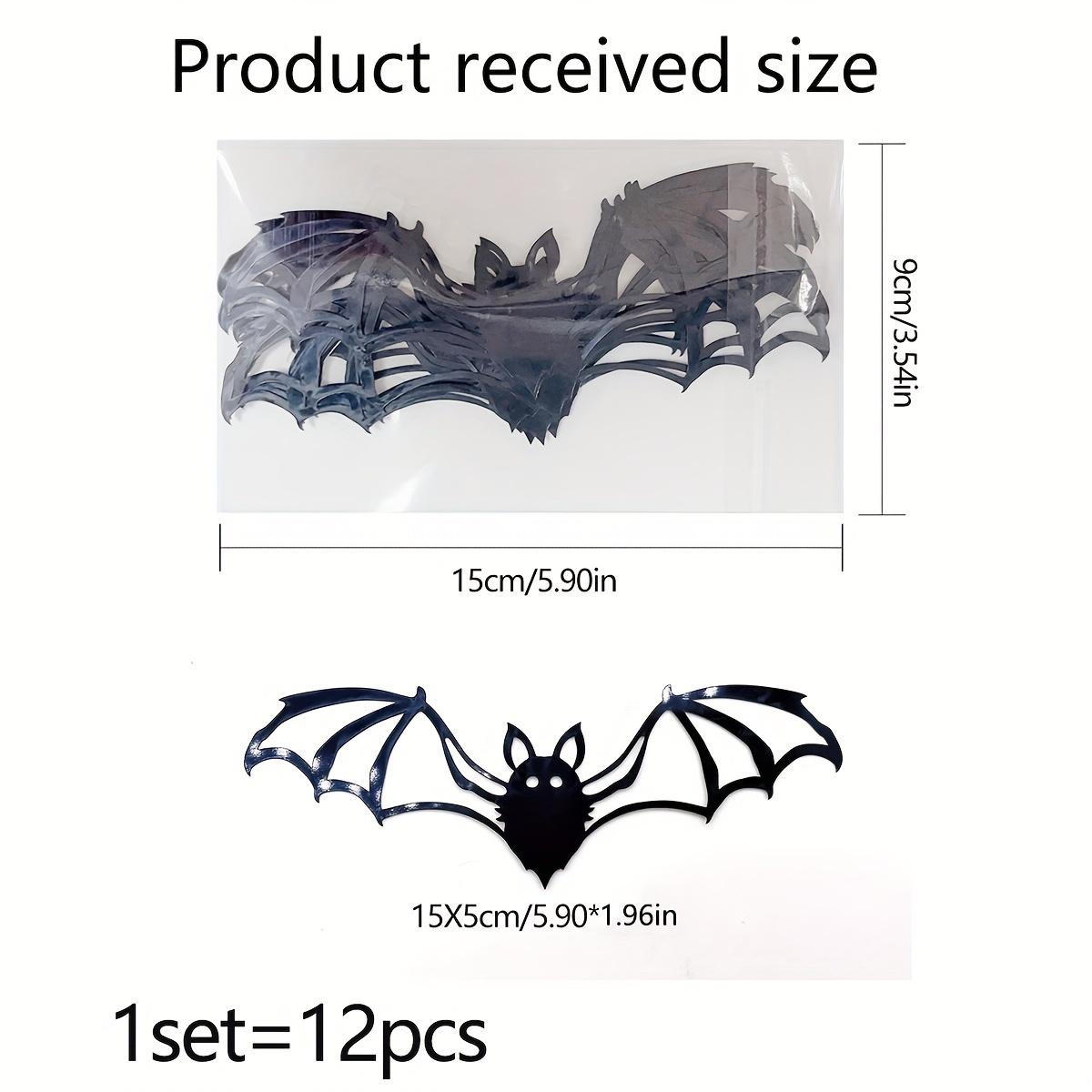 

Halloween 3D Bat Butterfly Creative Wall Stickers Set Background Wall Bedroom Simple Decorative Wall Stickers
