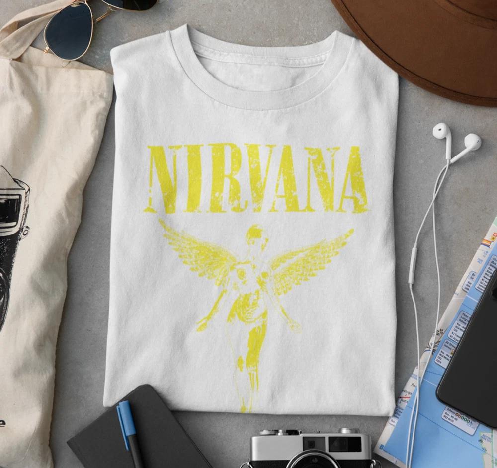 In Utero Black or White TShirt  cotton  Rock  Roll Grunge Alternative Rock XL