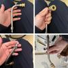 Heavy Duty Metal Pressure Washer Extension Wand 30°/90°/120° Bend Heads 1/4" Quick Connect - Multi-Scene Cleaning Accessory
