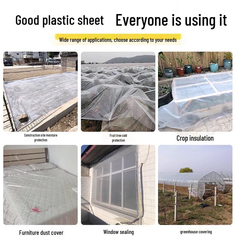 Heavy-Duty Transparent Greenhouse Plastic Film