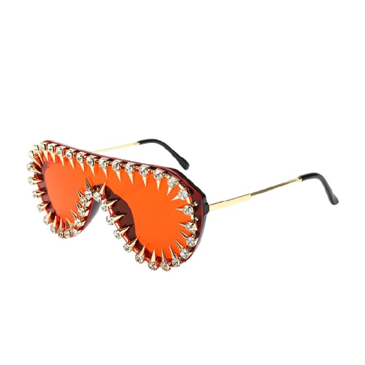 Popular Crystal Studded Frame Sunglasses for Youth Adult Fashion Enthusiasts Eyeglasses for Various Occasion and Outfit