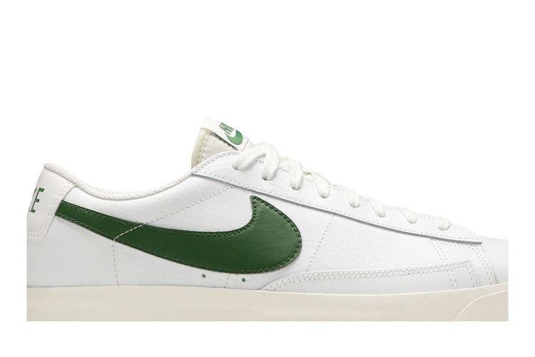 Men's Sneakers Nike Blazer Low Leather White Forest Green White/Sail-Forest Green