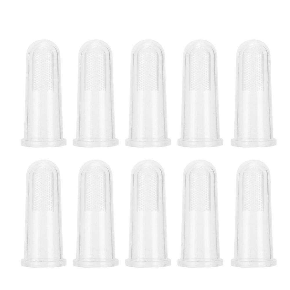 10pcs Soft Silicone Pet Finger Toothbrush Puppy Teeth Care Brush Pet Breath Refresh Pet Toothbrushes