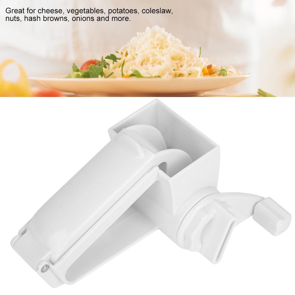 Manual Rotary Cheese Grater Stainless Steel Vegetables Cutter Slicer Shredder