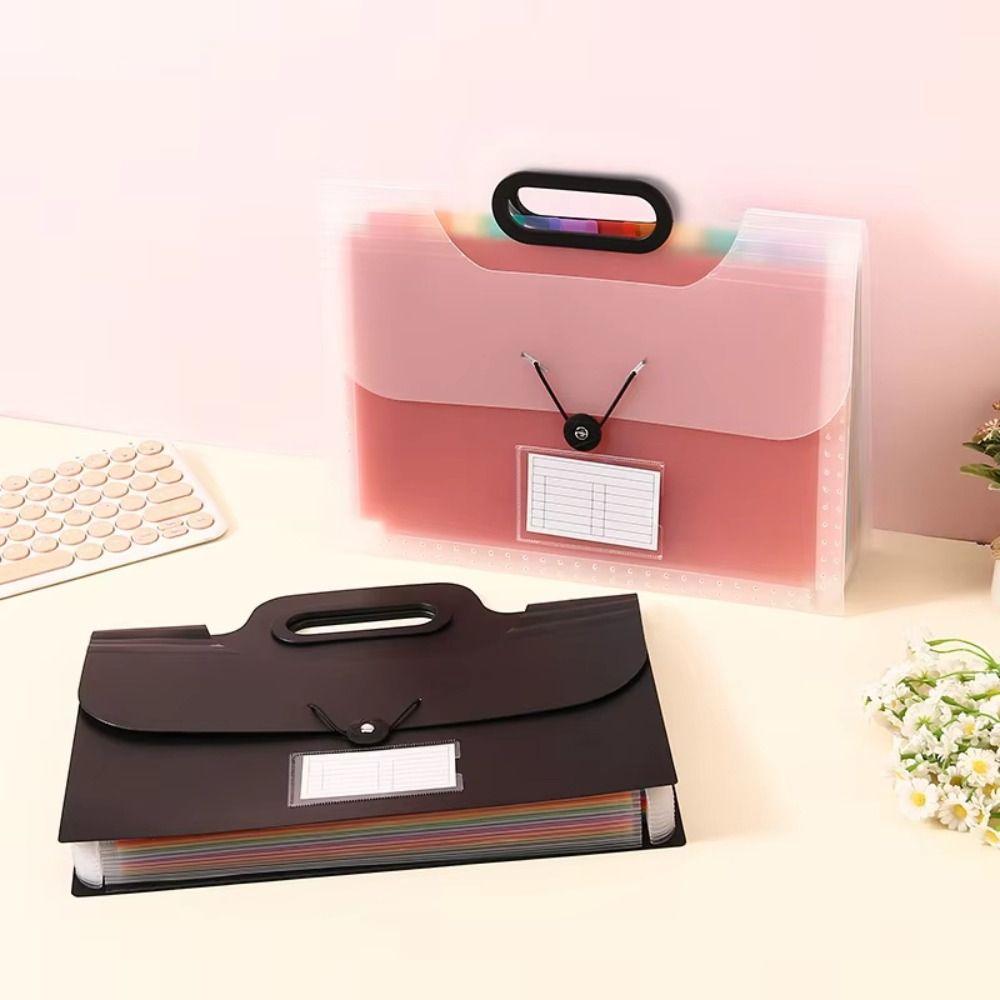 13/25 Pocket Expanded File Folders Colorful Inner Pocket File Holder Accordion File Organizer  Home